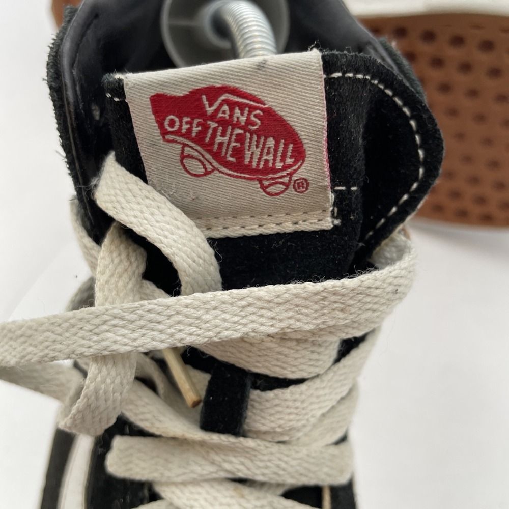 Vans Sk8-Hi OTW Men's Size 10 Suede Black White Casual High Top Sneaker Skate - Picture 7 of 9